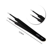 Load image into Gallery viewer, 6 Piece Anti-Static Stainless Steel Tweezer Set