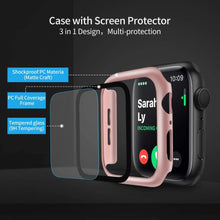 Load image into Gallery viewer, For Apple Watch 42mm Case + Tempered Glass Screen Protector