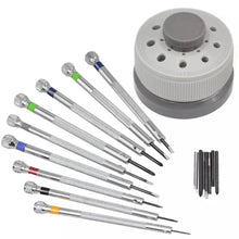 Load image into Gallery viewer, 9 Piece Precision Screwdriver Set