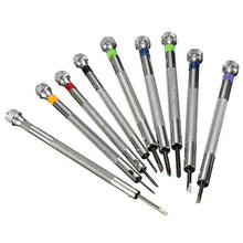 Load image into Gallery viewer, 9 Piece Precision Screwdriver Set