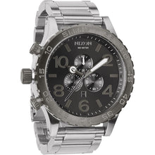 Load image into Gallery viewer, Nixon 51-30 Chrono Silver Gunmetal Men’s Watch A083-1762