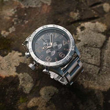 Load image into Gallery viewer, Nixon 51-30 Grey Rose Gold Tone Dial Men’s Watch A083-2064