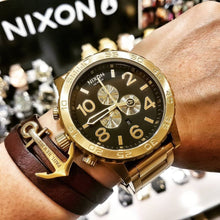 Load image into Gallery viewer, Nixon 51-30 Chrono Gold & Black Men’s Watch A083-510 - Watch