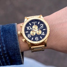 Load image into Gallery viewer, Nixon 51-30 Chrono Gold & Black Men’s Watch A083-510 - Watch