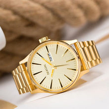 Load image into Gallery viewer, Nixon Sentry All Gold Dial Men’s Watch A356-502 - Watch