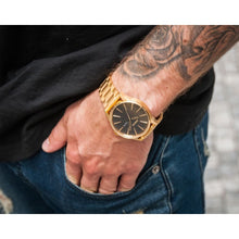 Load image into Gallery viewer, Nixon Sentry Black Dial Gold-tone Men’s Watch A356-510