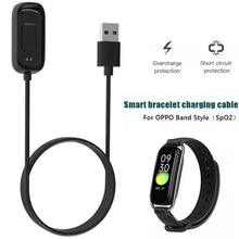 Load image into Gallery viewer, USB-A Charger for OPPO Band Style (Black) 1m - Oppo Watch