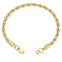 Load image into Gallery viewer, Big Daddy 6MM Gold Rope Bracelet - Bracelet