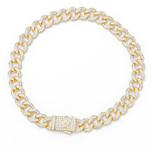 Load image into Gallery viewer, Big Daddy 8MM Iced Curb Cuban Gold Bracelet - Bracelet
