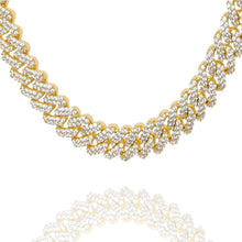 Load image into Gallery viewer, Big Daddy 12MM Full Iced Out Cuban Gold Chain - Chain