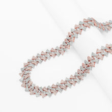 Load image into Gallery viewer, Big Daddy 18MM Solid Two-Tone Spiked Diamond Chain - Chain