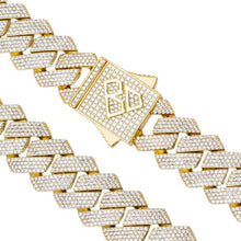 Load image into Gallery viewer, Big Daddy 20MM Iced Out Cuban Link Gold Chain - Chain