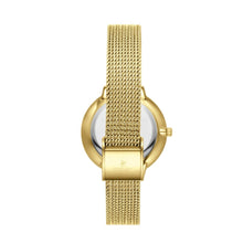 Load image into Gallery viewer, BEVERLY HILLS POLO CLUB Women’s Gold Mesh Diamond Watch –