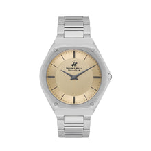 Load image into Gallery viewer, BEVERLY HILLS POLO CLUB Men’s Silver Analog Metal Watch –