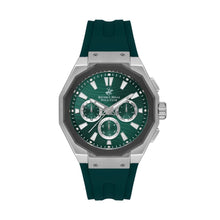 Load image into Gallery viewer, BEVERLY HILLS POLO CLUB Men’s Green Chronograph Silicone