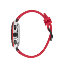 Load image into Gallery viewer, Quantum Men’s Red Chronograph Silicone Strap Watch –