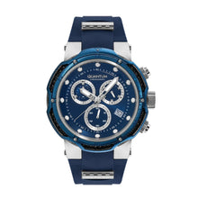 Load image into Gallery viewer, Quantum Hunter Men’s Dark Blue Dial Chronograph Watch –
