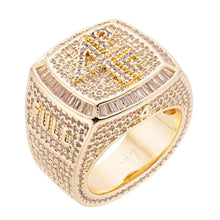 Load image into Gallery viewer, Big Daddy ’4 Pockets Full’ Baguette Iced Out Ring - Ring