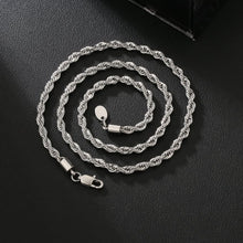 Load image into Gallery viewer, Big Daddy 4mm Stainless Steel Silver Rope Chain - Chain