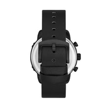 Load image into Gallery viewer, Lee Cooper Men’s Black Analog Silicone Strap Watch –