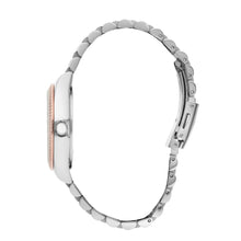 Load image into Gallery viewer, Lee Cooper Women Metal Silver & Rose Gold Strap Analog