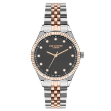 Load image into Gallery viewer, Lee Cooper Women Metal Silver & Rose Gold Strap Analog