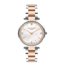 Load image into Gallery viewer, Lee Cooper Women’s Silver & Rose Gold Analog Stainless