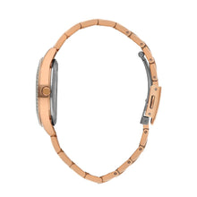 Load image into Gallery viewer, Lee Cooper Women’s 34 MM Rose Gold Analog Metal Strap Watch