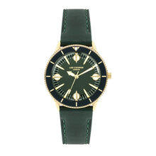 Load image into Gallery viewer, Lee Cooper Women’s 36 MM Green Analog Leather Strap Watch –