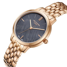 Load image into Gallery viewer, Lee Cooper Women’s 33 MM Rose Gold Analog Metal Strap Watch
