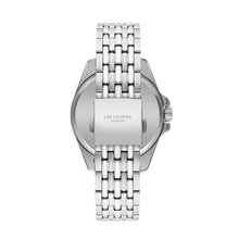 Load image into Gallery viewer, Lee Cooper Men’s 43 MM Silver Analog Red Dial Watch –