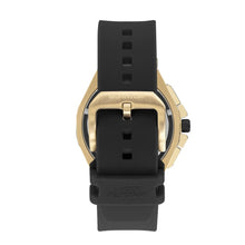 Load image into Gallery viewer, Quantum Men’s Black Chronograph Silicone Strap Watch –