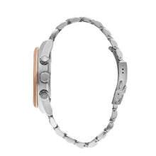 Load image into Gallery viewer, Quantum Men’s Rose Gold Dual Time Gun Dial Watch –