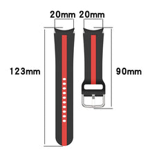 Load image into Gallery viewer, Samsung Galaxy Watch 7 44mm Strap Bicolour Silicone