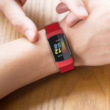 Load image into Gallery viewer, Fitbit Charge 6 Strap - Fitbit Charge 6 / Nylon Strap / Red