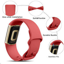 Load image into Gallery viewer, Fitbit Charge 5 Strap - Fitbit Charge 5 / Silicone Strap