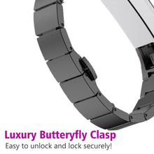 Load image into Gallery viewer, Fitbit Alta HR Strap Steel Link Bracelet (Black) - Black