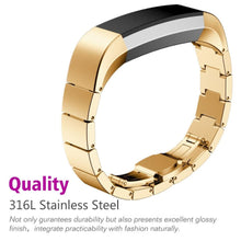Load image into Gallery viewer, Fitbit Alta HR Strap Steel Link Bracelet (Gold) - Gold