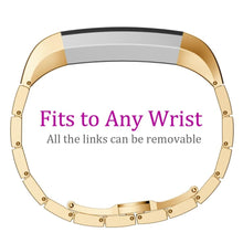 Load image into Gallery viewer, Fitbit Alta HR Strap Steel Link Bracelet (Gold) - Gold