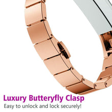 Load image into Gallery viewer, Fitbit Alta HR Strap Steel Link Bracelet (RoseGold)