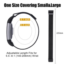 Load image into Gallery viewer, Fitbit Charge 2 Strap Milanese Loop (Black) - Black