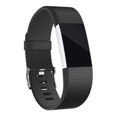 Load image into Gallery viewer, Fitbit Charge 2 Strap Classic Silicone (Black) - Black