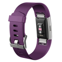 Load image into Gallery viewer, Fitbit Charge 2 Strap Classic Silicone (Purple) - Purple