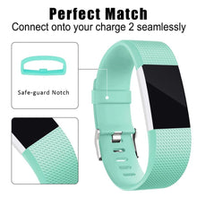 Load image into Gallery viewer, Fitbit Charge 2 Strap Classic Silicone (Teal) - Teal