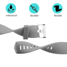 Load image into Gallery viewer, Fitbit Charge 2 Strap Classic Silicone (Grey) - Grey
