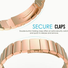 Load image into Gallery viewer, Fitbit Charge 2 Strap Steel Link Bracelet (RoseGold)