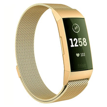 Load image into Gallery viewer, Fitbit Charge 3 Strap Milanese Loop (Gold) - Gold / Fitbit