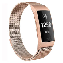 Load image into Gallery viewer, Fitbit Charge 3 Strap Milanese Loop (RoseGold) - RoseGold