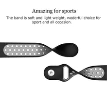 Load image into Gallery viewer, Fitbit Charge 3 Strap Sport Silicone (Black/Grey)