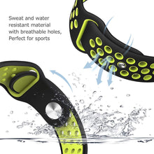 Load image into Gallery viewer, Fitbit Charge 3 Strap Sport Silicone (Black/Volt)